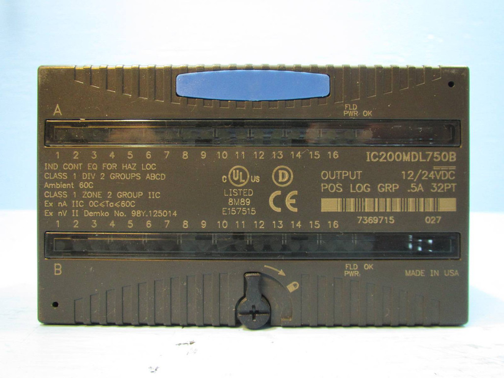 GE Fanuc IC200MDL750B Output VersaMax Micro Controller Control Module PLC Versa (NP1426-1)