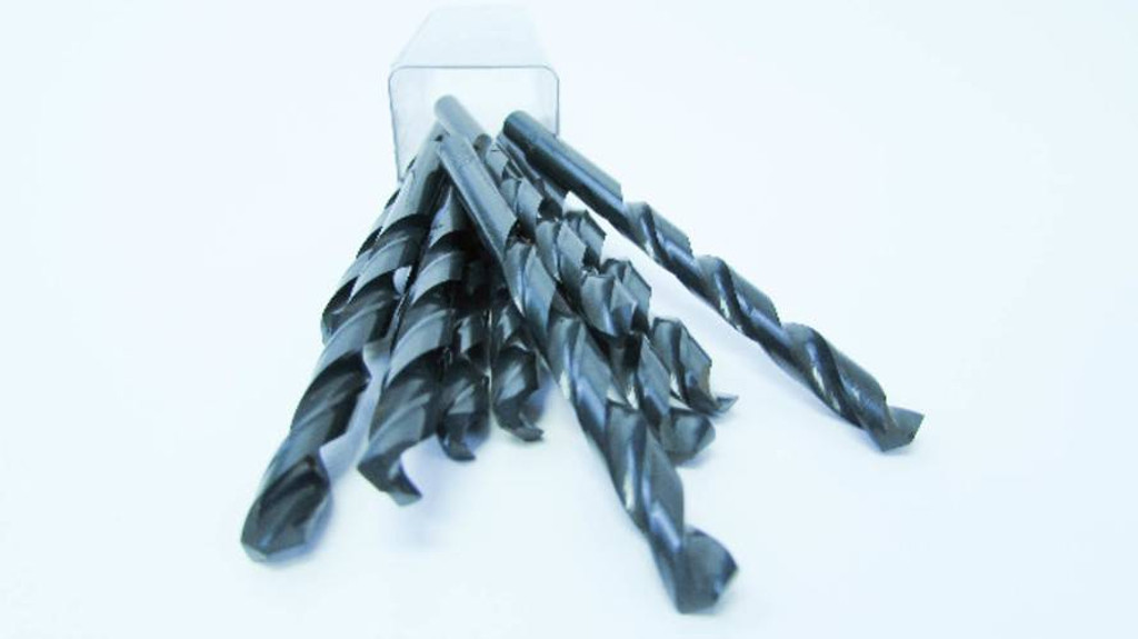 New FMT 0346280 HSS Jobber Drill Bits 135 Split Point Black Oxide Size J 10/pkg (YY1050-73)