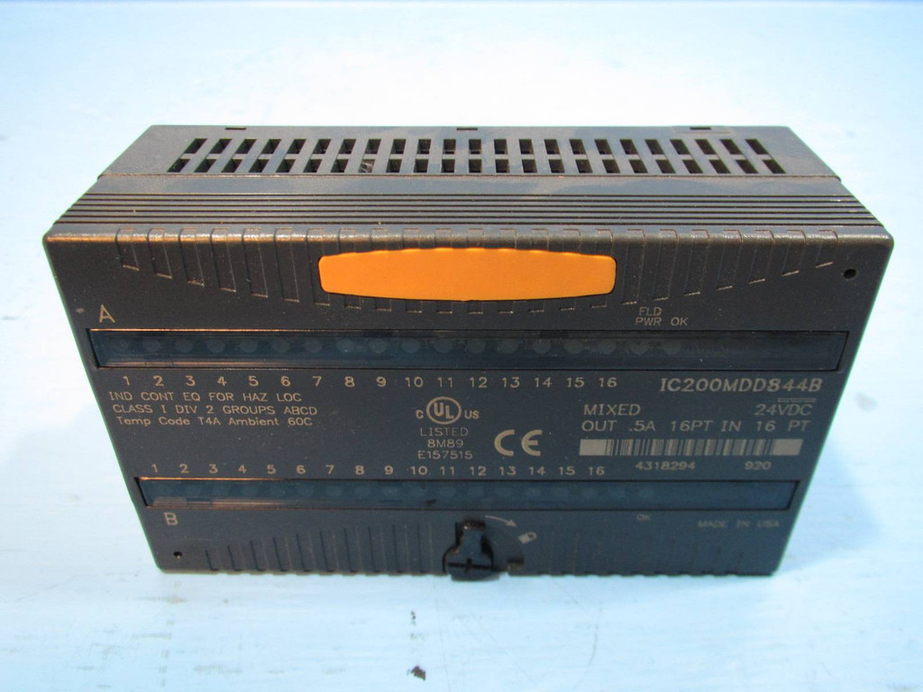 GE Fanuc IC200MDD844B Out Mixed VersaMax Micro Controller Control Module PLC (NP1425-3)