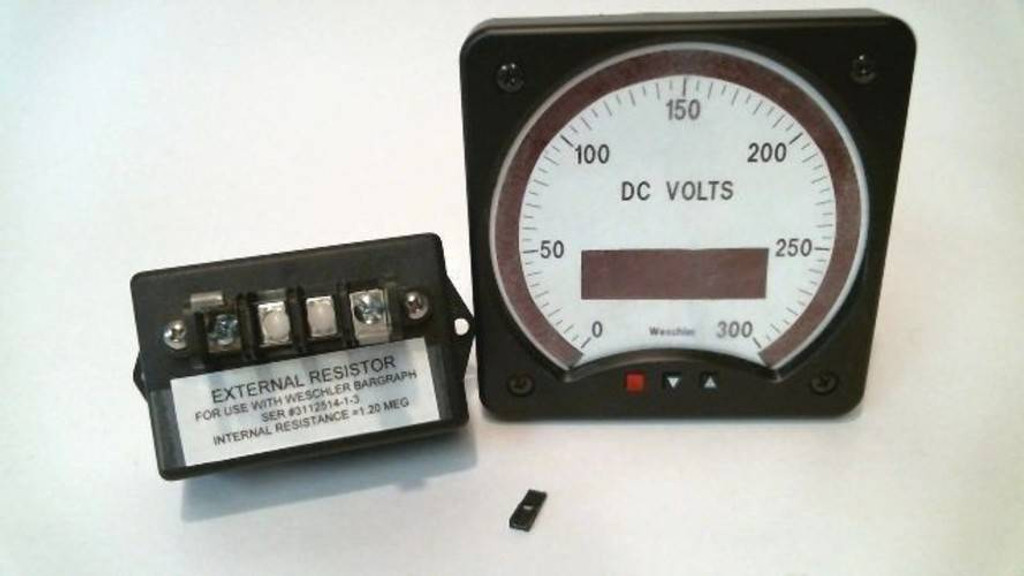 Weschler Instruments BG241 300 Max Scale: 0-300 Voltmeter with External Resistor (YY3684-1)