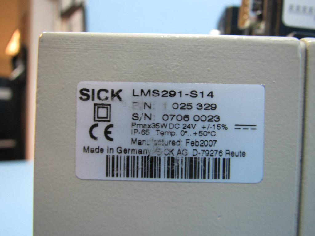 NEW SICK Optic LMS-291-S14 Laser Measurement Sensor 1025329 NIB 90 deg S1.28 (EBI3672-1)