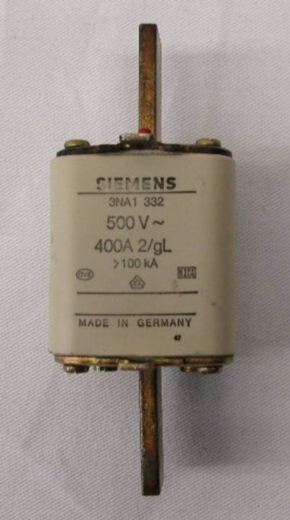 Siemens 3NA1-332 400 Amp 500V 100kA Fuse 400A (YY2020-11)