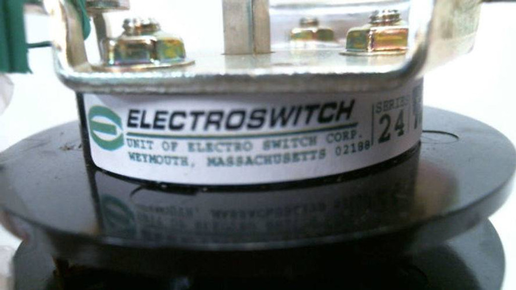 Electroswitch 24908PY New 20 Amp 120V 4 Position Rotary Switch NIB (YY4055-6)
