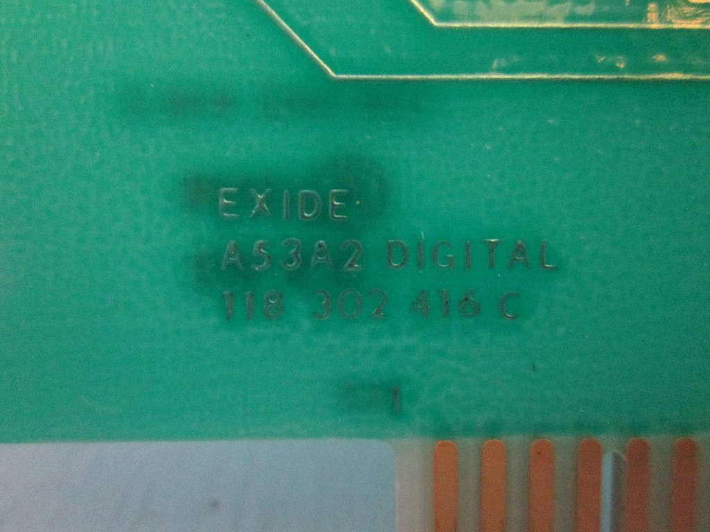 Exide A53A2 Digital PLC 118 302 416 C Module Board 101072431 D EK184343 (EBI1290-5)