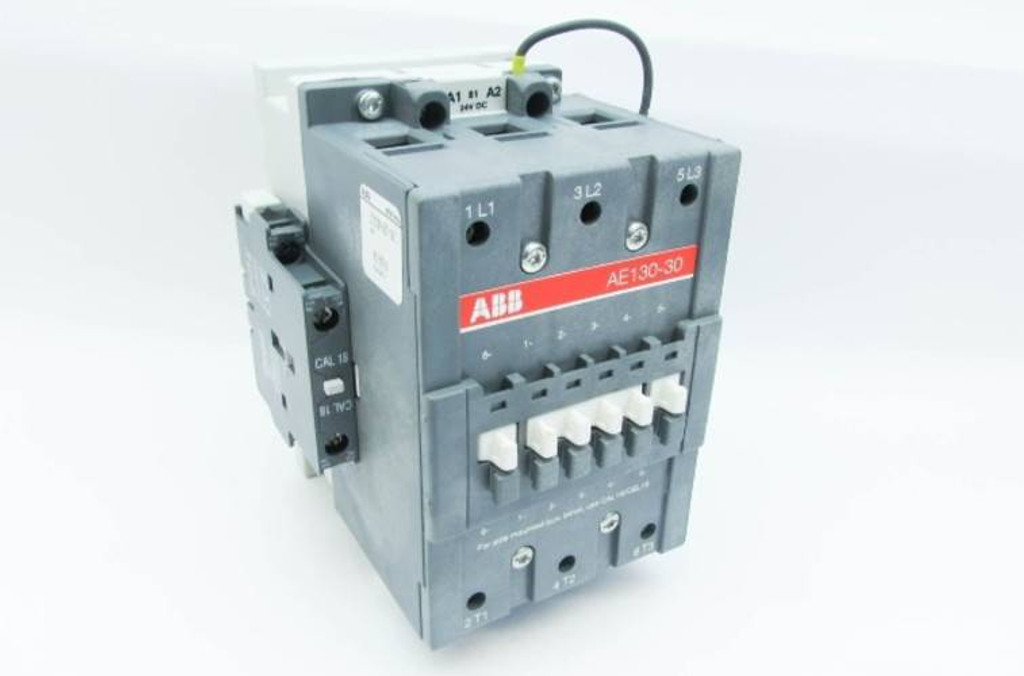 ABB AE130-30-11-81 New Contactor 600V 160 Amp 125HP 24VDC Coil AE130-30 160A NIB (YY3465-2)