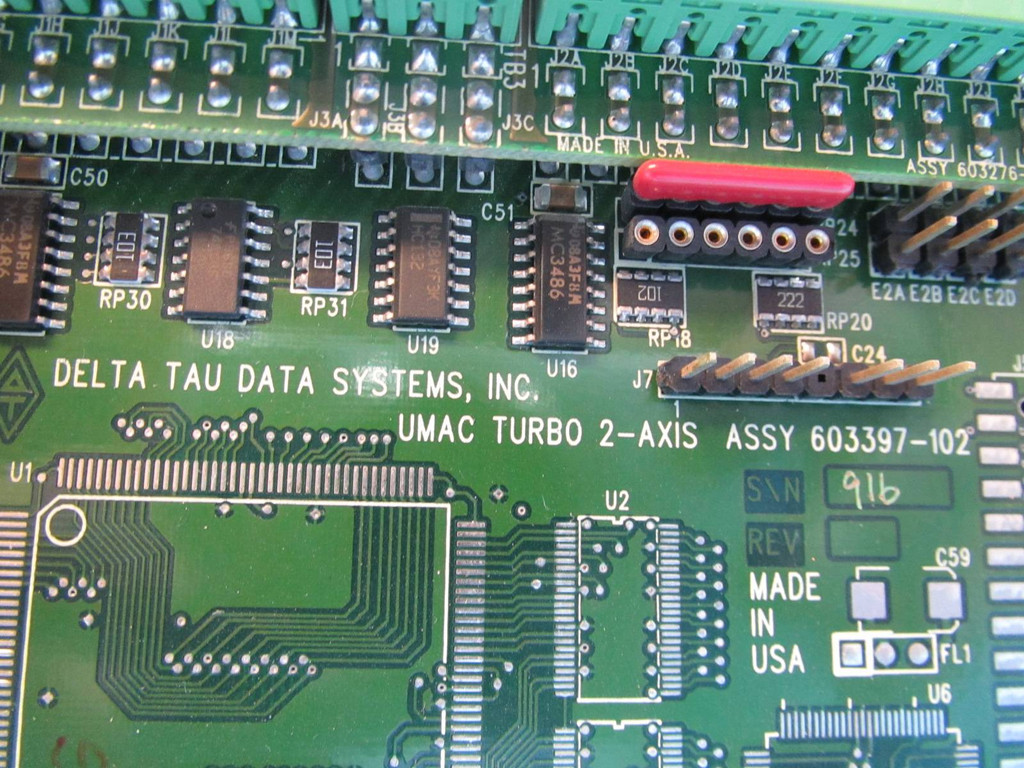 Delta Tau UMAC Turbo 4 Axis 603397-102 PLC Module 2 Axis 603397102 603307-101 (NP1670-1)
