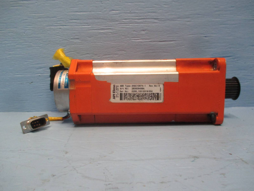 API Elmo 3HAC10674-1 AC Servo Motor ABB Robotics 3 HAC 10674 Rev 0 ...