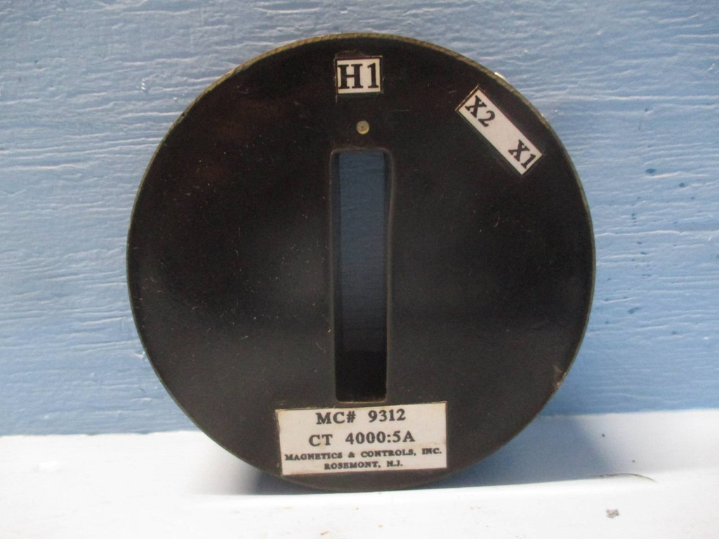 Magnetics and Controls MC# 9312 Current Transformer Ratio 4000:5A CT Magcon (DW0226-45)