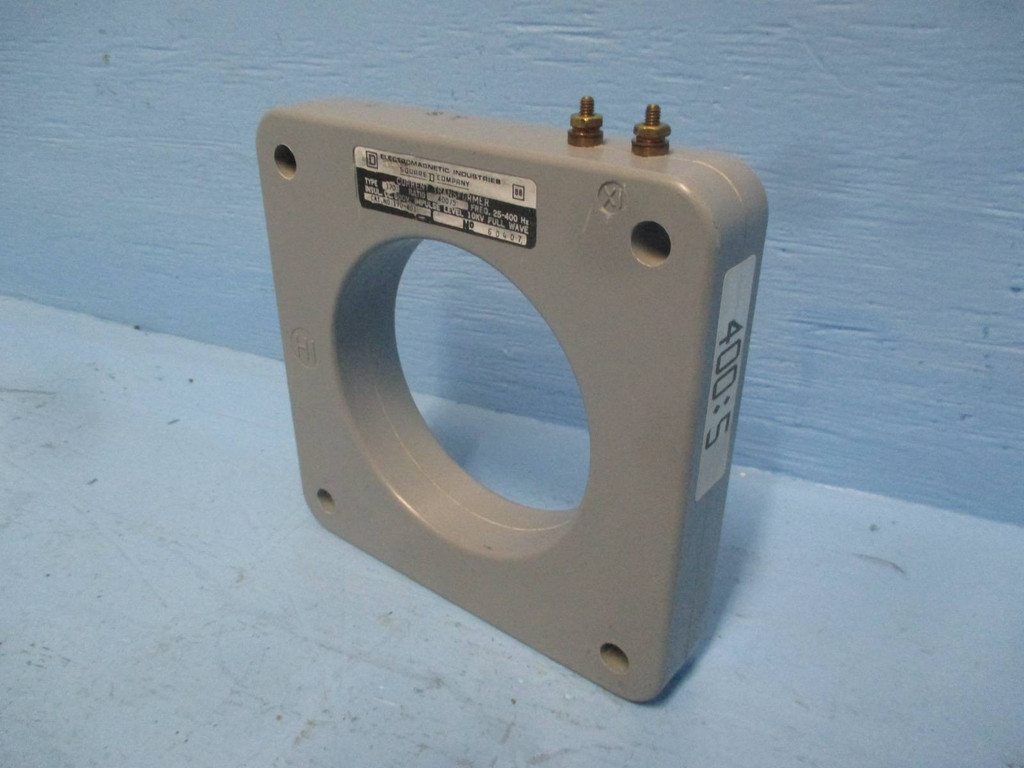 Square D 170-401 Current Transformer Ratio 400:5 CT (DW0237-6)