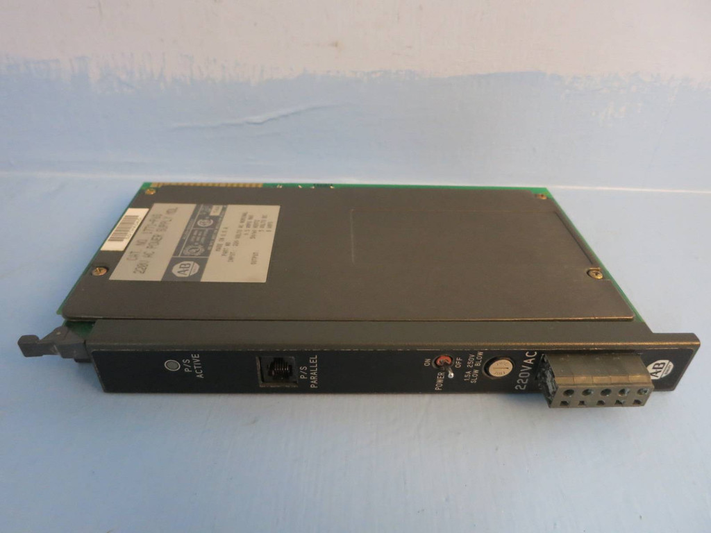 Allen Bradley 1771-P6S 220V AC Power Supply Module PLC AB 1771P6S (PM2647-1)