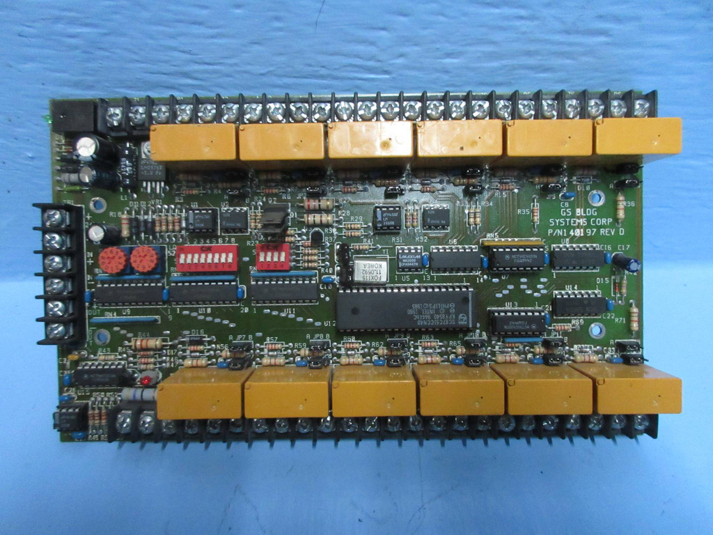 GS Building Systems Corp 140197 Rev D S-3000 Signal Control Unit PLC Board BLDG (TK2685-1)