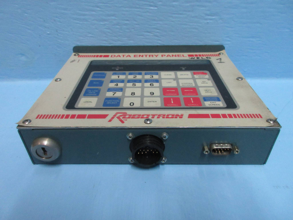 Robotron WTC 5034032802 Series 400 Weldbasic Data Entry Panel Control Display (TK2681-1)