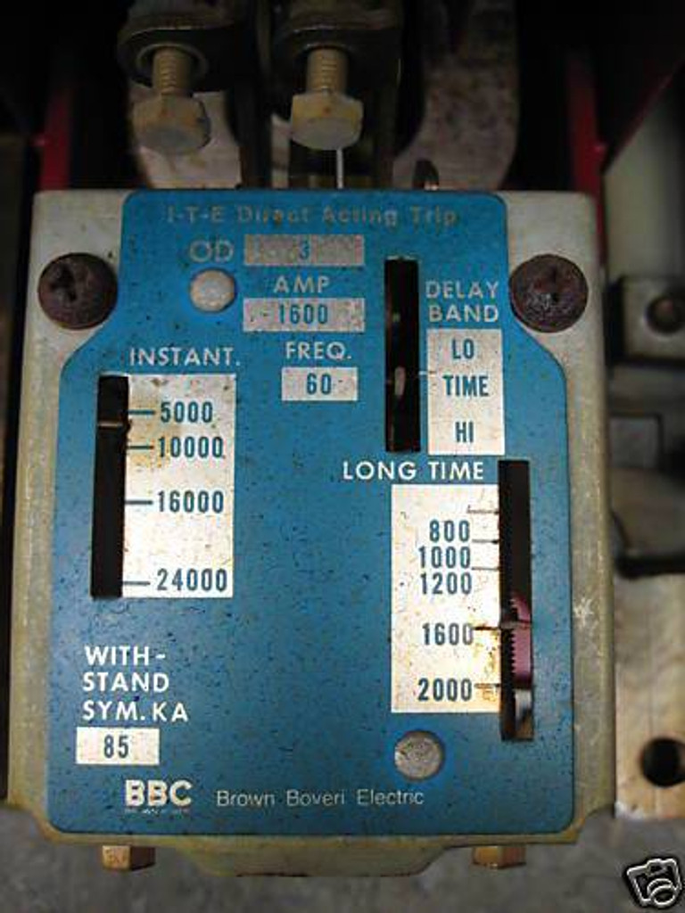 BBC Type K-1600 1600A 1600A Air Circuit Breaker LI Siemens ABB 1600 Amp (EBI0472-1)