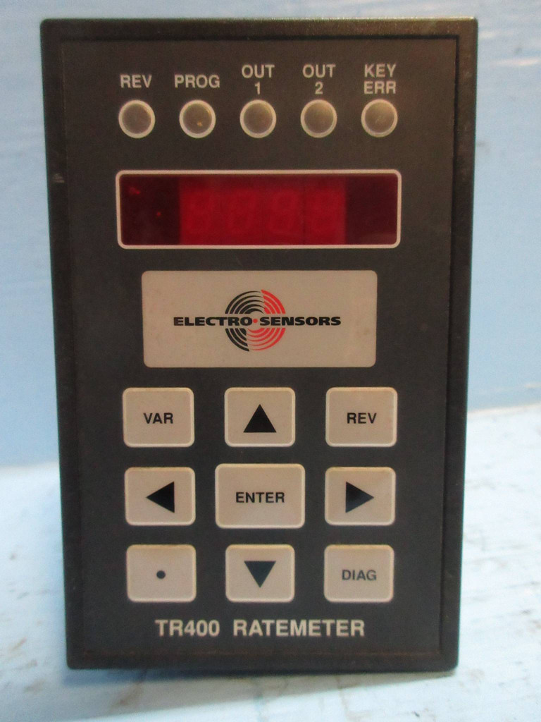 Electro-Sensors TR400 Digital Ratemeter 115 Vac Rate Meter 4-20 mA (TK2886-2)
