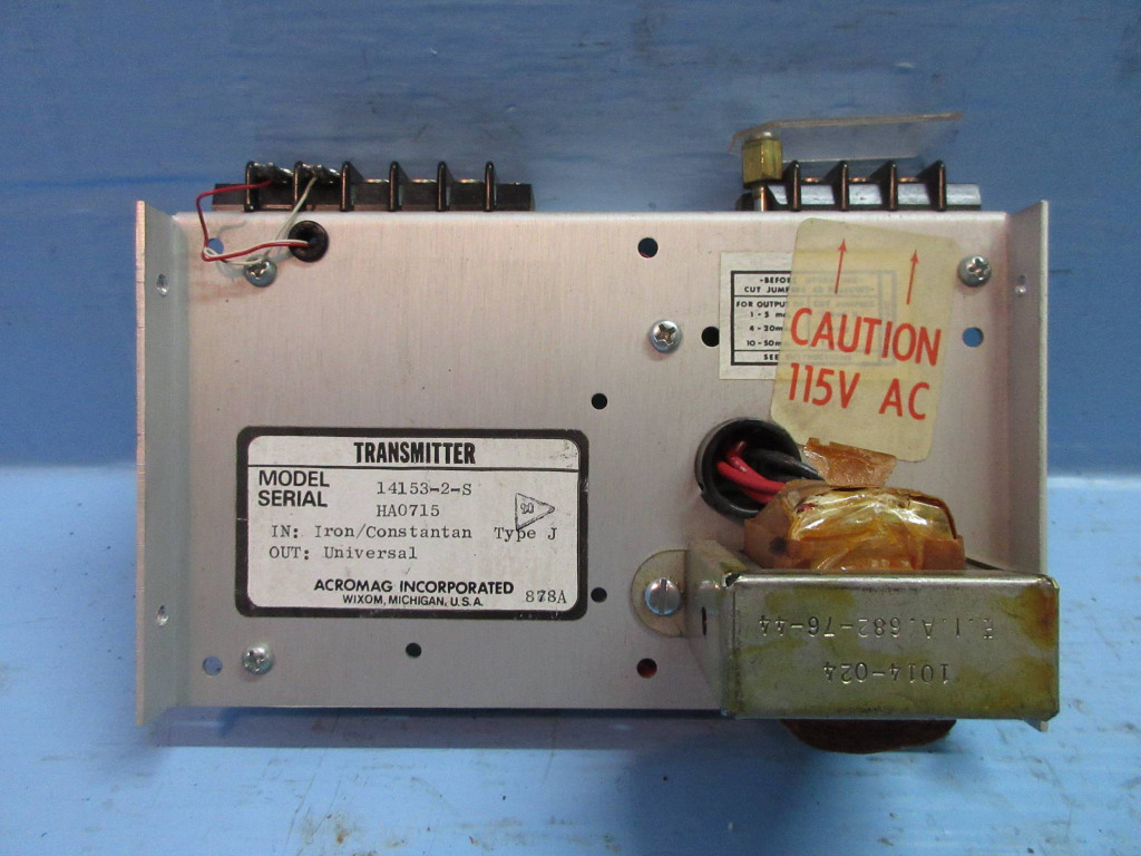Acromag 14153-2-S Type J Transmitter In - Iron / Constant Out - Universal (TK3036-6)