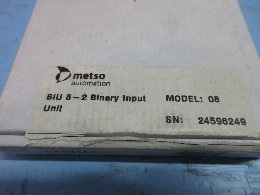 New Metso Automation Valmet BIU-82 Binary Input Module A4131411 Model 08 BIU 8-2 (TK3068-2)