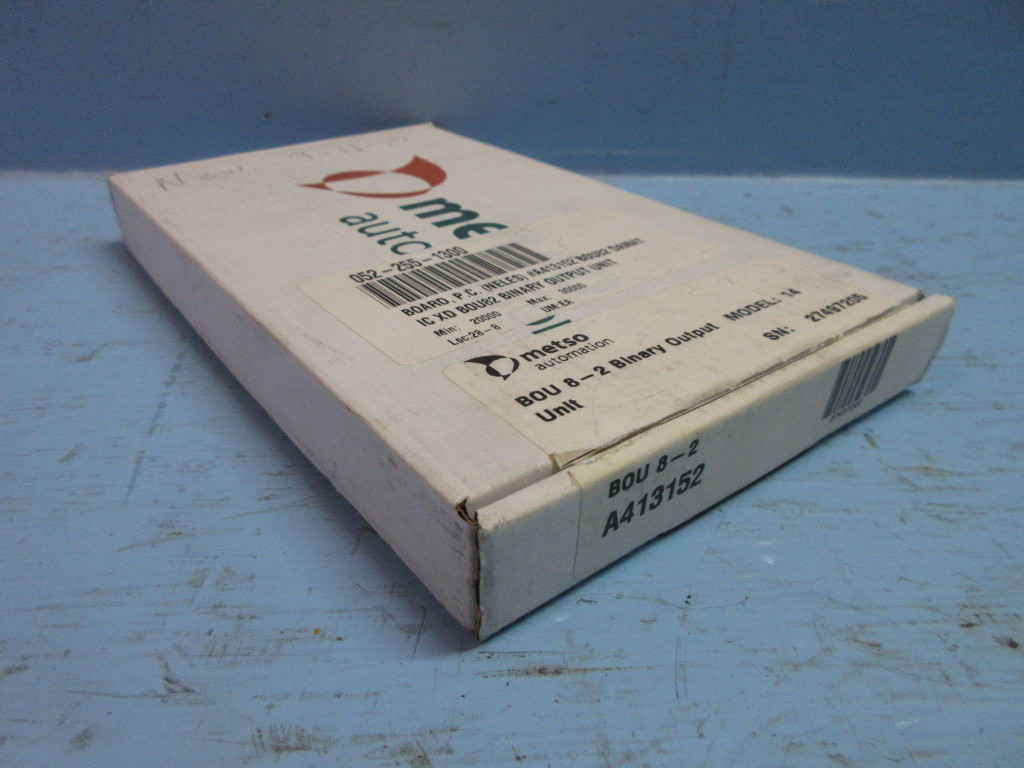 New Metso Automation Valmet BIU-82 Binary Input Module A413152 Model 14 BIU 8-2 (TK3070-1)