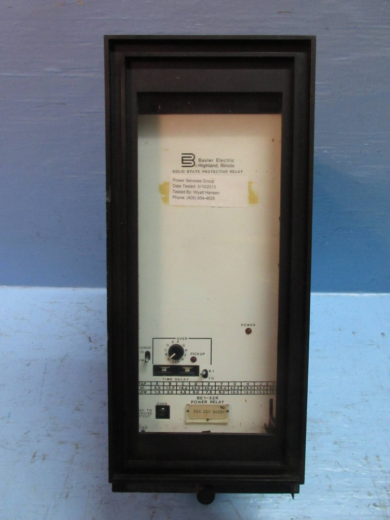 Basler Electric BE1-32R Power Relay Solid State Protective Relay D1E-E10-B0S2F (TK3102-1)