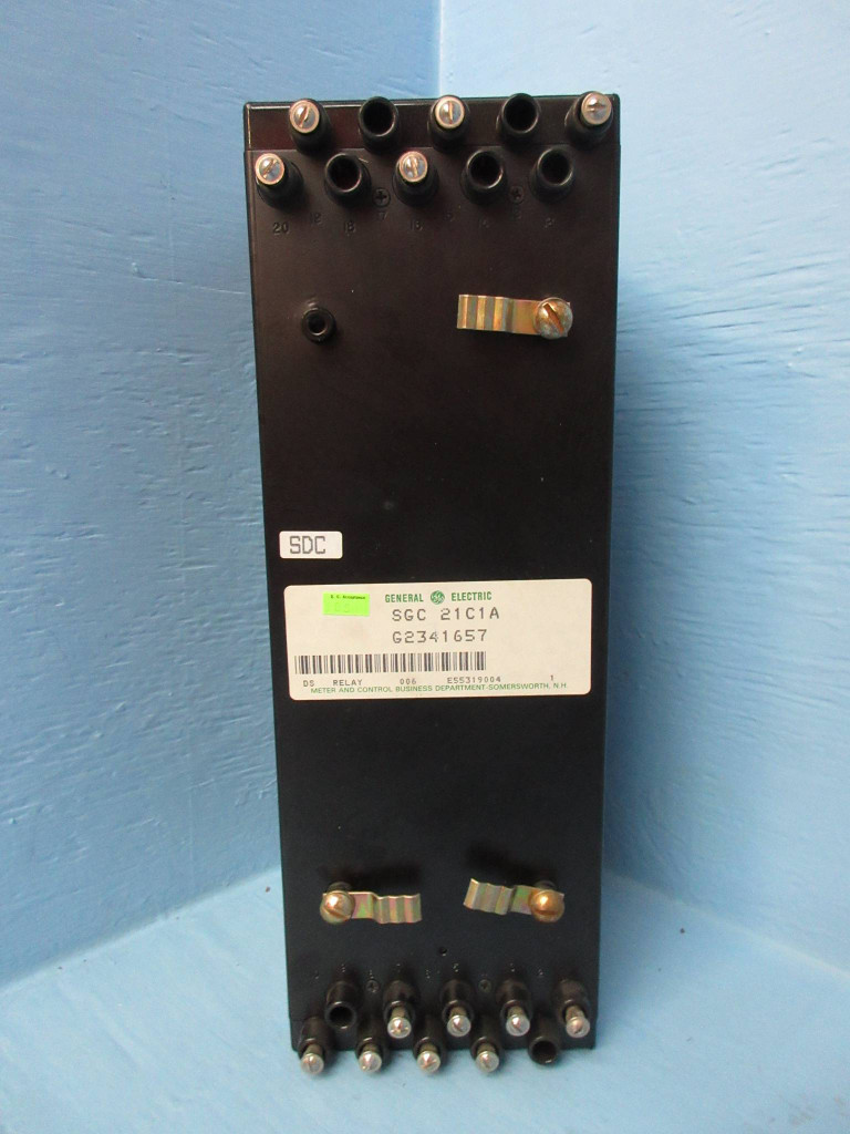 GE 12SGC21C1A Rev. B Static Negative Phase Sequence Time Overcurrent Relay 5A (TK3154-1)