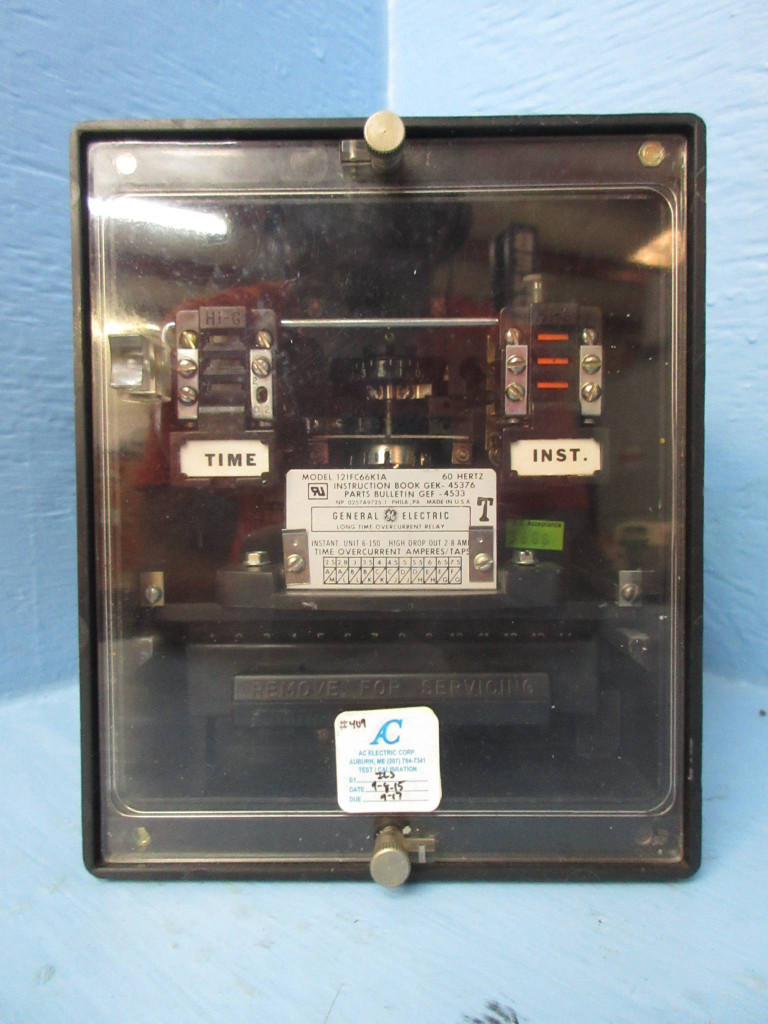 General Electric 12IFC66K1A Long Time Overcurrent Relay GE 60Hz (TK3164-5)