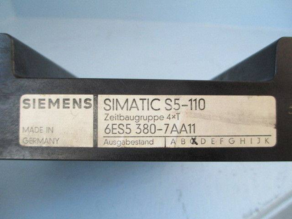 Siemens Simatic PLC S5-110 6ES5 380-7AA11 Timer Module (EBI3938-3)
