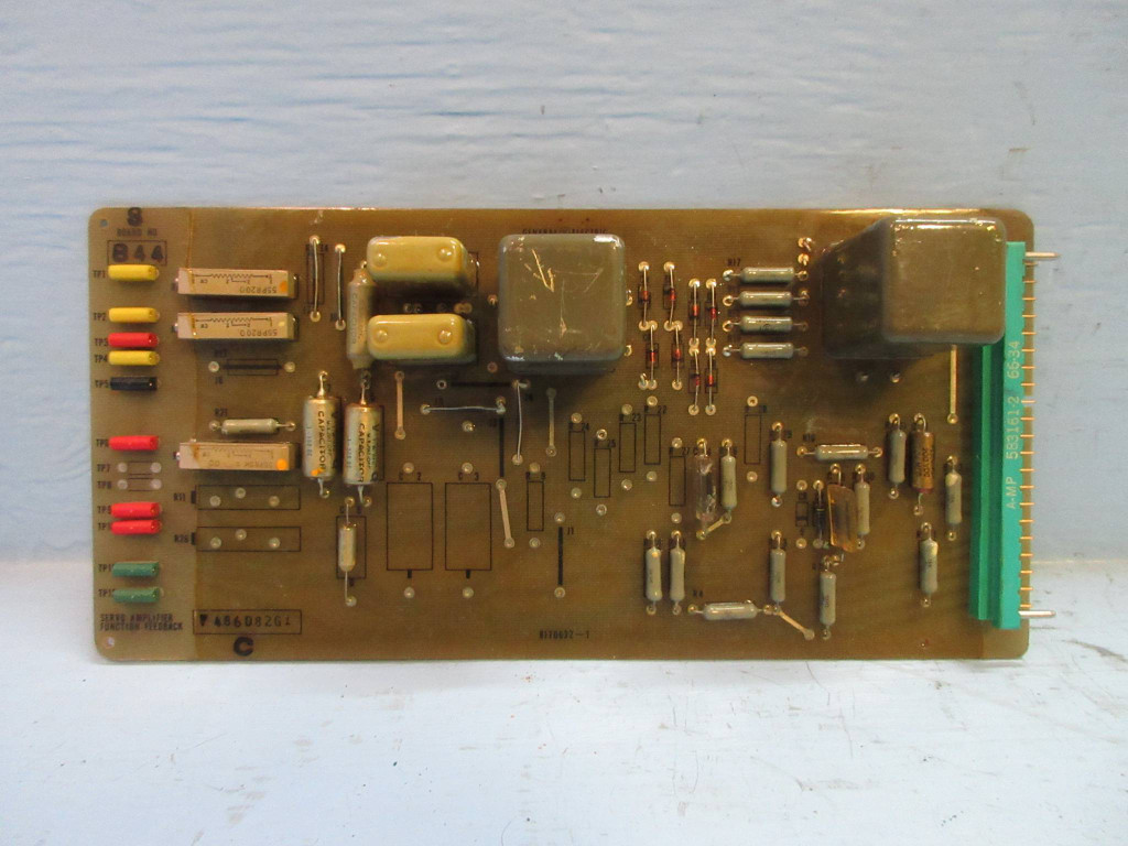 General Electric 7486D82-G1 Rev. C Servo Amplifier Function Feedback Board PLC (TK3302-1)