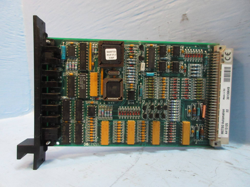 Modulo Ingresso Analogico Metso Automation AIU-8 A413125 Rev. 21 – Usato, Per PLC Valmet