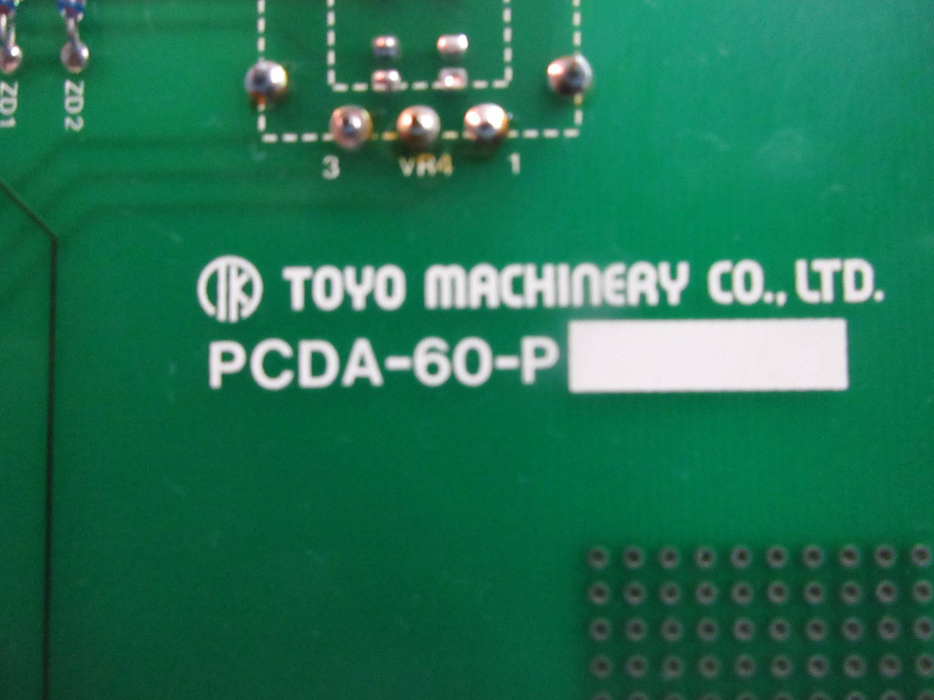 Toyo Machinery PCDA-60 Control Panel PCDA60 Operator Interface PCDA-60-P (TK3362-1)