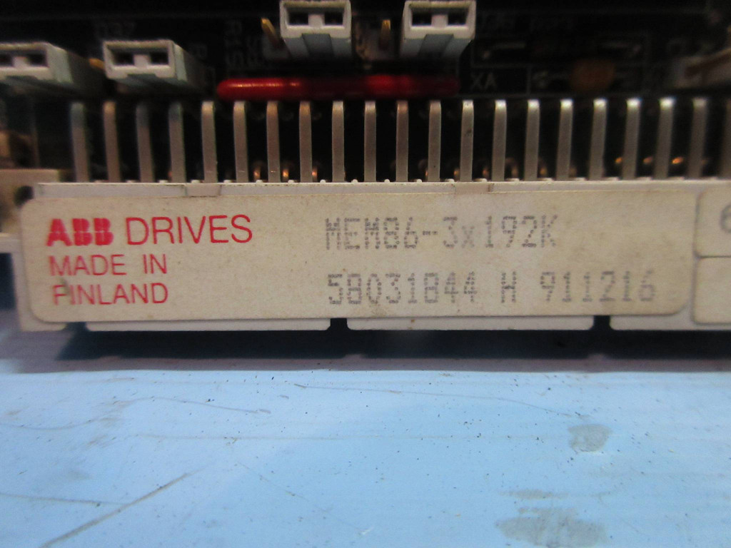 ABB Drives MEM86-3x192K Memory Board Module PLC Stromberg (TK3409-1)