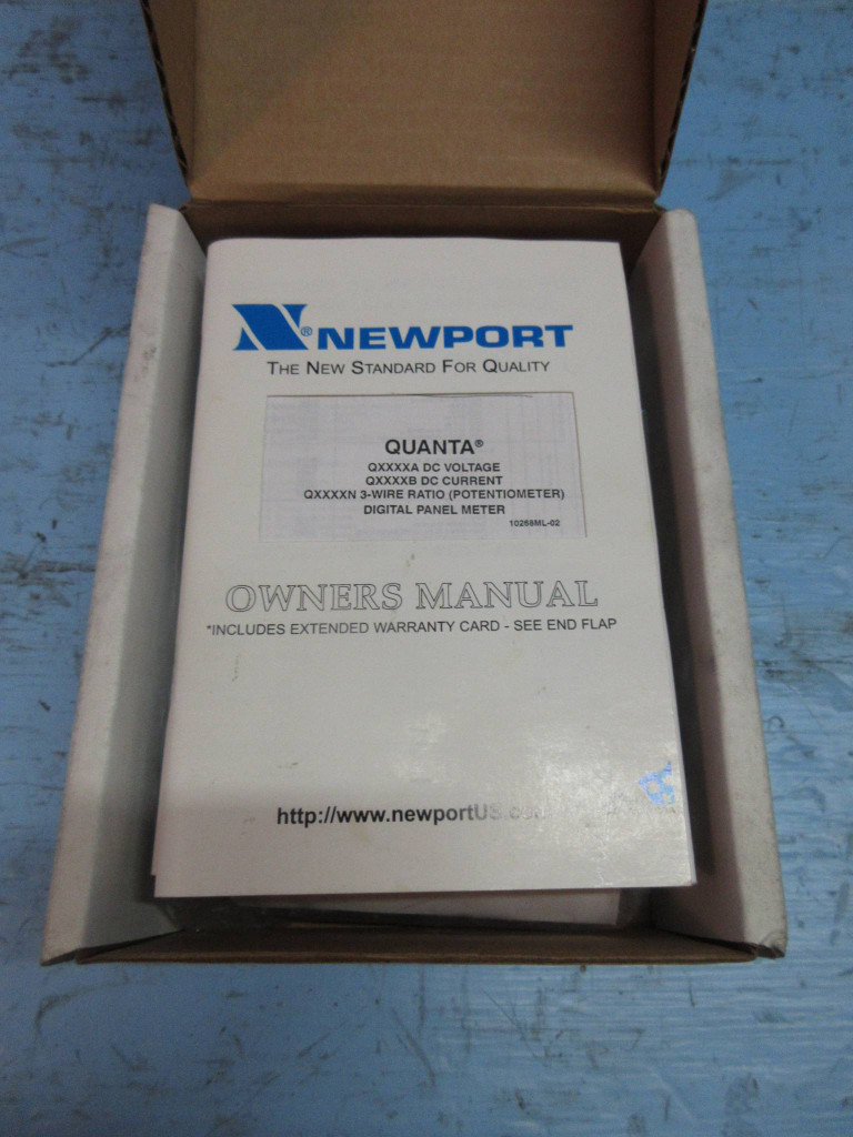 New Newport Q9401C-A12113 Quanta DCA Digital Panel Meter Weschler NIB (TK3430-1)