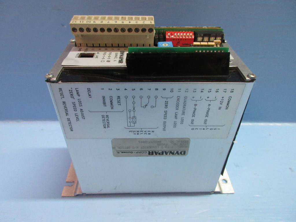 Dynapar FV20S F to V Converter W/O Option Board FV2-0-S (TK3459-2)