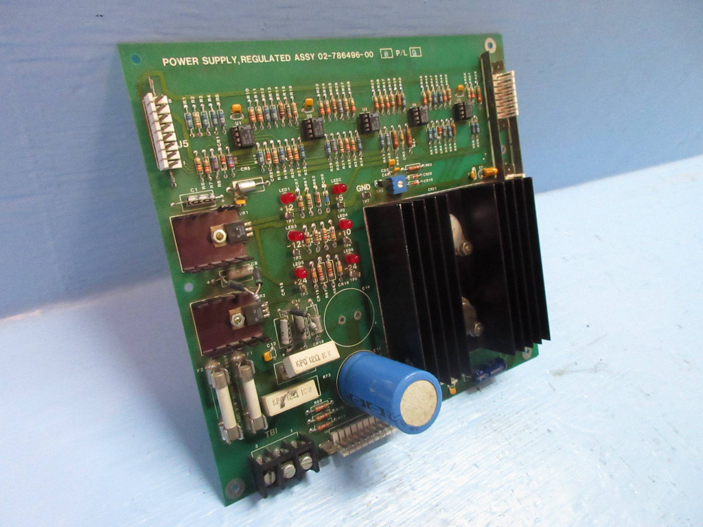 Emerson 02-786496-00 Rev B Regulated Power Supply Board PCB PLC (TK3501-1)