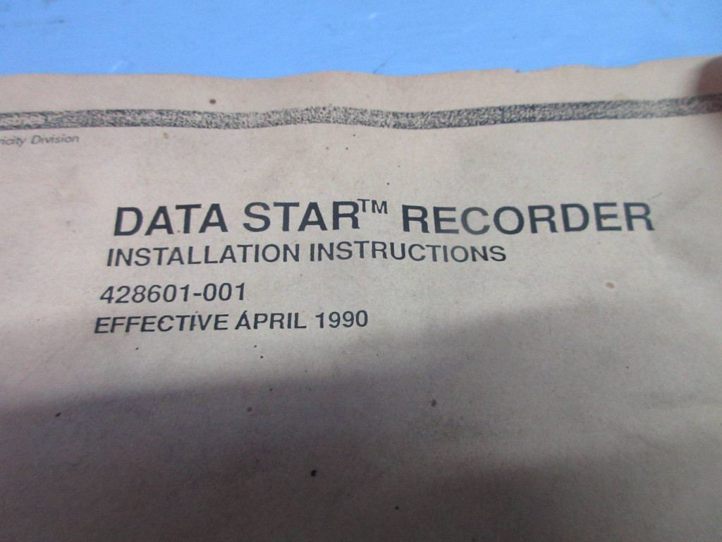 Sangamo 9094201-200 ST-DS-101 Data Star Recorder ST-DS-101 New Never Installed (TK3542-1)