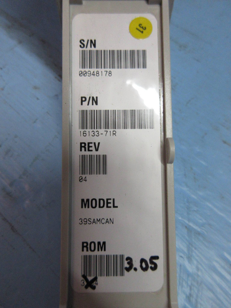 Moore 39SAMCAN 16133-71R/04 APACS SAM Standard Analog Module Siemens ROM 3.05 (TK3579-1)