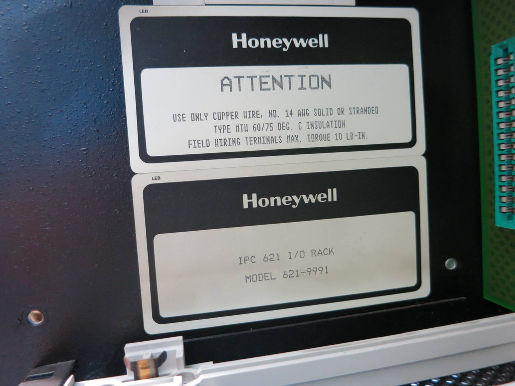 Honeywell 621-9991 Rack Chassis PLC Module 621 I/O 60445 IPC 6219991 In 7 Slot (NP1888-15)