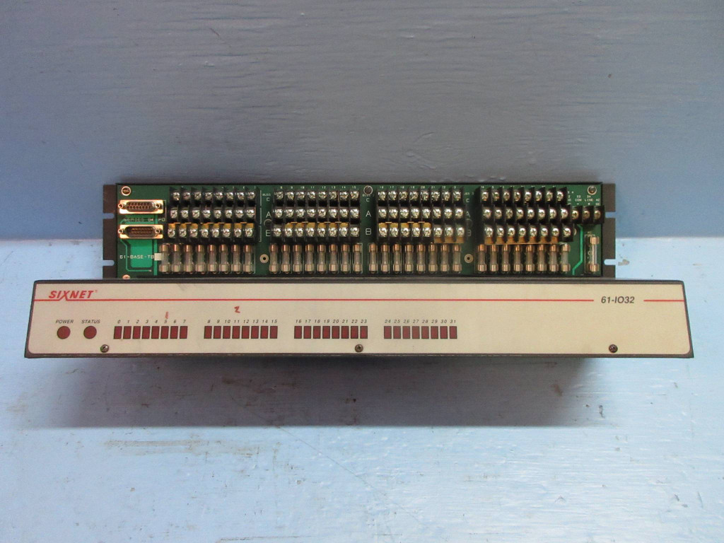 Sixnet 61-IO32 PLC I/O Module Circuit Board 61-Base-TB & 61-IO32 (TK3617-2)