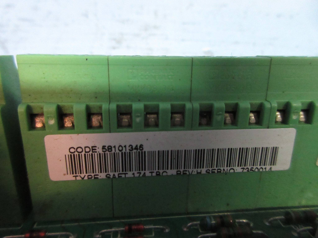 ABB 5761445-5F Terminal Block Board PLC SAFT-174-TBC Rev. H (TK3645-2)