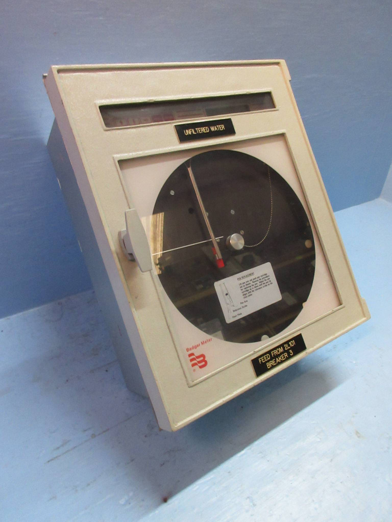 Badger Meter 3000+ Micro-Chart Recorder & 4500DS Transit-Time Flowmeter 4500-12 (TK3691-1)