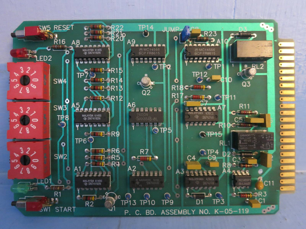 barmag electronic K-05-120 EEEA Type P Circuit Board PLC K05120 Siemens Dynisco (PM2829-80)