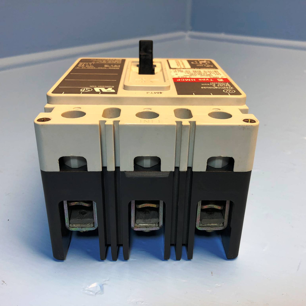 Westinghouse HMCP003A0CB 3A Circuit Breaker Matte 480/600V 3P HMCP003A0C B 3 Amp (EM2785-6)