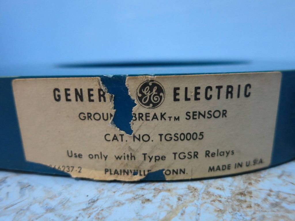 GE TGS0005 Ground Break Sensor Fault Relay 2500A TGS 0005 THP TGSR TGSMP (DW0718-12)