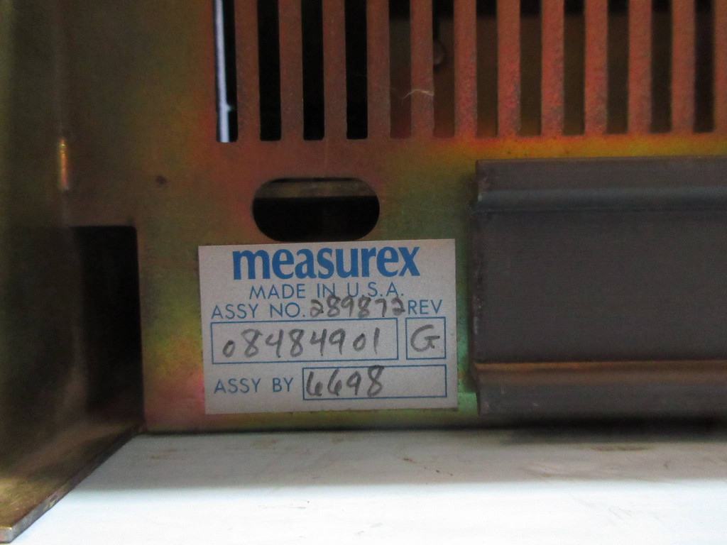 Measurex 08484901 Drive Assembly VSMU 80-MB Disk Module Processor (TK3860-3)