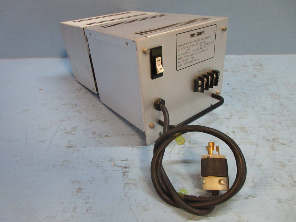 Measurex 4342/1 Power Supply Input 220/230V Output 24V or 48V 08458900 (TK3881-3)
