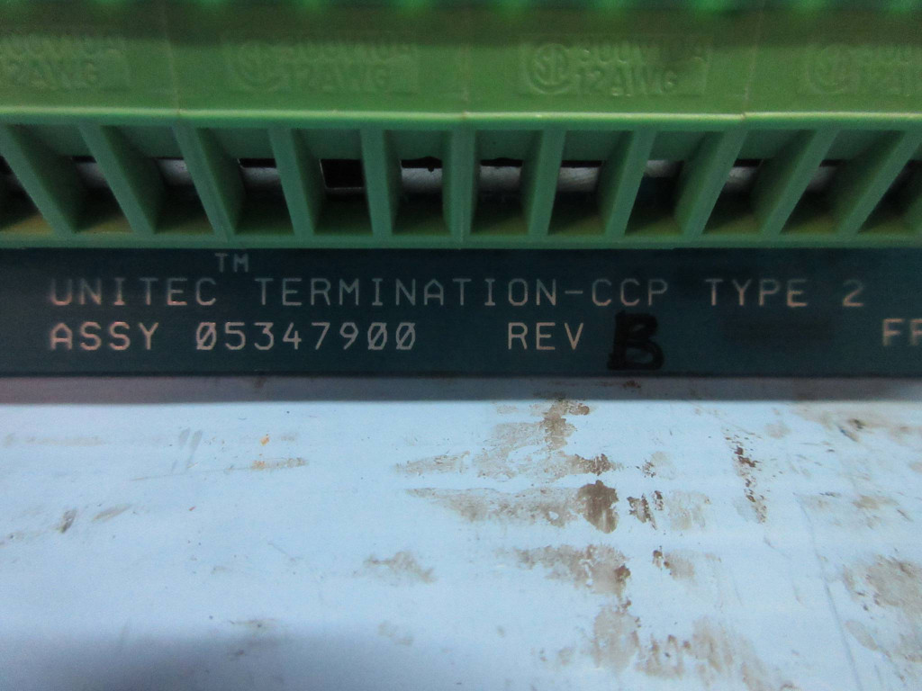 Measurex 05347900 Rev. B Unitec Termination - CCP Type 2 Module Board PLC (TK3897-4)