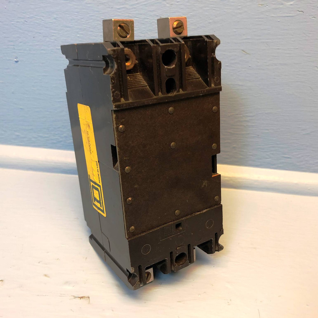 Square D FHL26035 35A Circuit Breaker 2 Pole Type FAL 480/600V FHL-26035 35 Amp (EM2911-3)