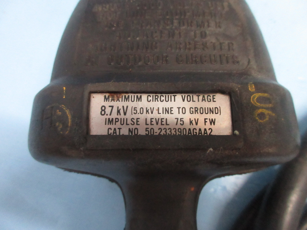 General Electric GE 50-233390AGAA2 Test Clamp 8.7 kV 5.0kV Line to Ground (TK4086-1)