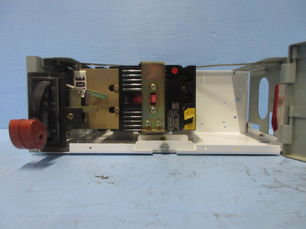 General Electric GE 8000 50 Amp Breaker Type 6" MCC Feeder Bucket 50A THED136050 (TK4167-31)