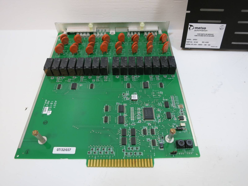 Valmet Metso Automation IOP351 181520 Rev A2/B1 Relay Output Module PLC Out Form (NP2056-2)