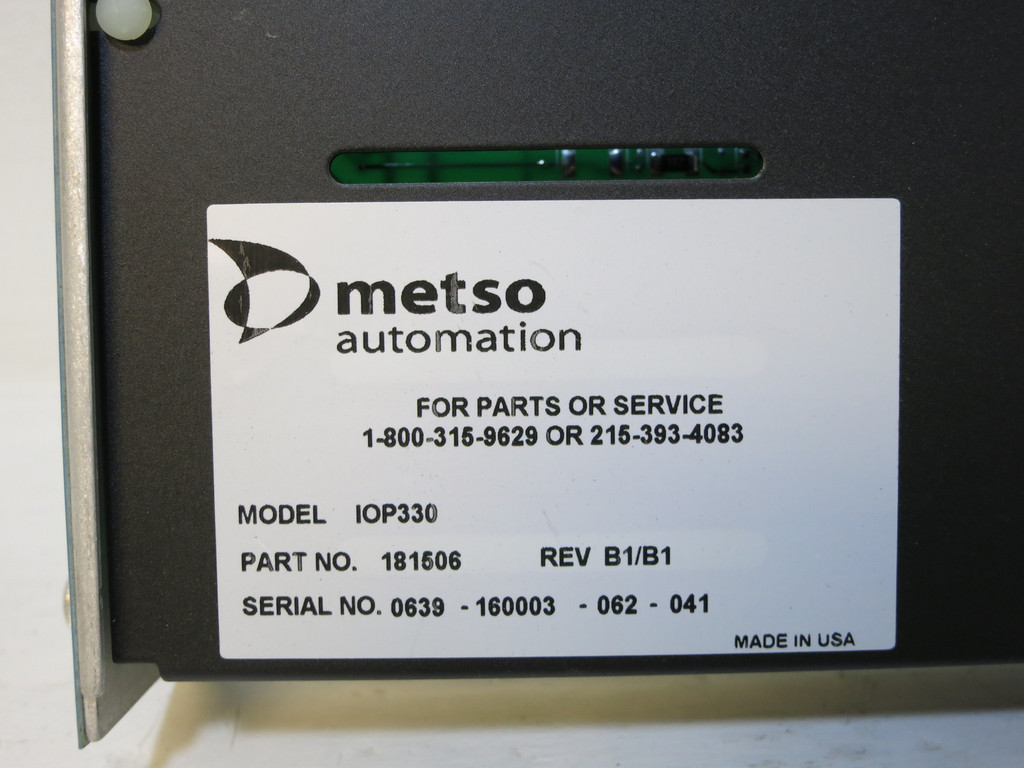 Valmet Metso Automation IOP330 181506 Rev B1/B1 Digital Input Module DC 24V (NP2051-20)