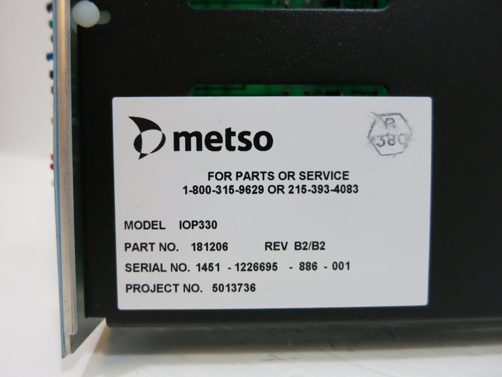 Valmet Metso Automation IOP330 181206 Rev B2/B2 Digital Input Module DC 24V IOP (NP2061-1)